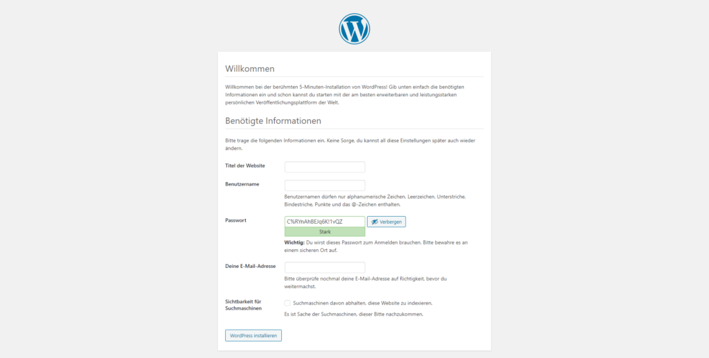 WordPress-Installation.